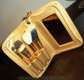 Kit de 4 Pincéis Essenciais Dourados Replica MAC