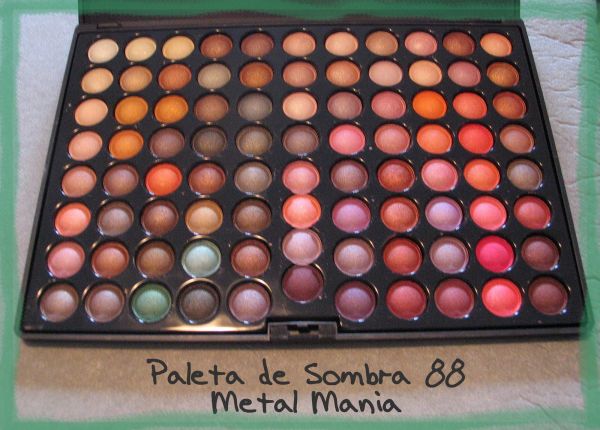 Paleta 88 cores - Metal Mania