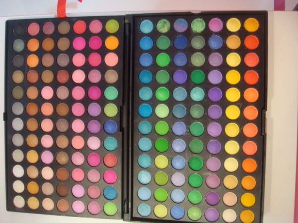 Paleta 168 cores de sombras