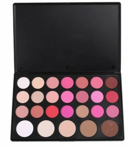 Paleta de blush / pó / contorno 26 cores